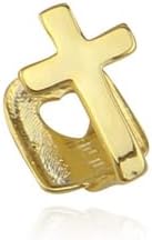 6PC 18K Plated Gold Grillz Mouth Top Tooth Single Grill Cap For Teeth Party Accessories