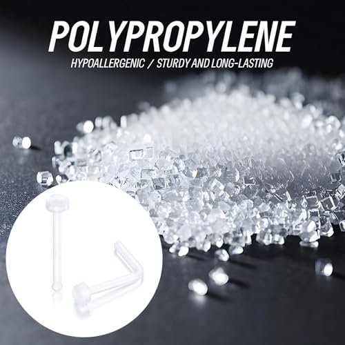 76pcs Clear Piercing Retainer For Surgery Bioflex Nose Rings Clear Earrings For Sports Lip Rings Eyebrow Piercing Jewelry Horseshoe Nose Ring Nipple Ring Dangle Belly Tongue Rings Tragus Piercing Industrial Piercing Jewelry For