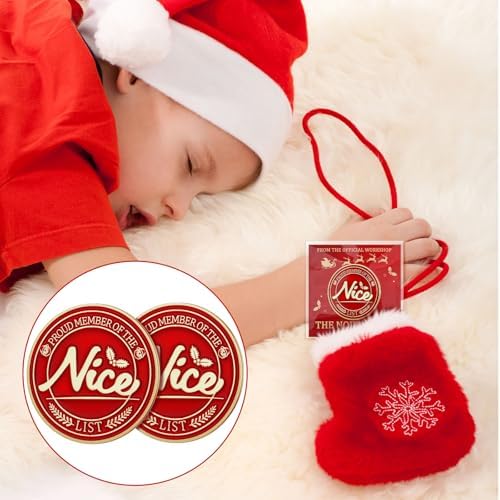 8 Set Santa Nice List Enamel Pins Santa Letter Gift Badge Christmas Enamel Pins From Father Christmas For Christmas Eve Gift Fillers Stocking Fillers