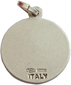 925 STERLING SILVER MEDAL " SAINT RITA FROM CASCIA " PATRON OF LOST CAUSES - 100% MADE IN ITALY
