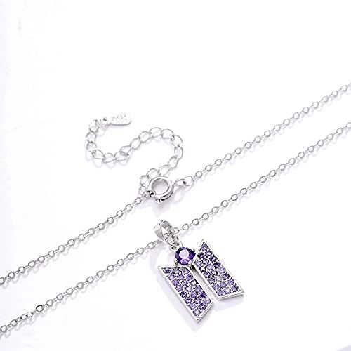 Army Necklace Bangtan Boys Pendant Merch 18K Gold Plated Cubic Zirconia Jewelry For Fans Gifts