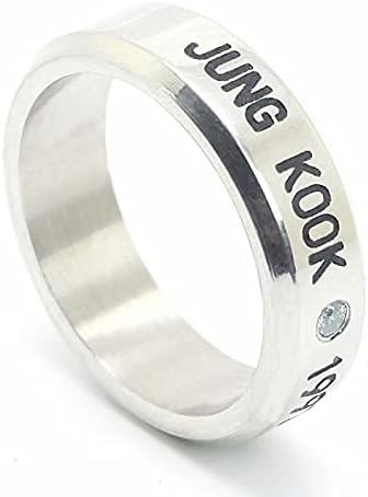 babyhealthy Ring Necklace Jungkook Jimin SUGA JHOPE JIN Titanium Rings Merchandise
