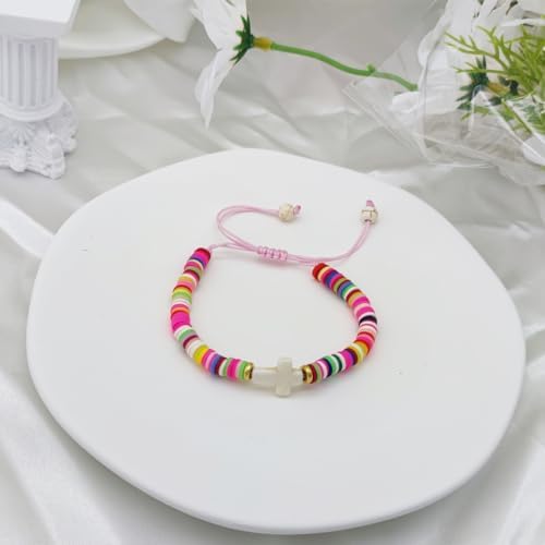 Baptism Gifts Cross Bracelet For Girl First Communion Confirmation Bless Gifts For Teenage Girls Boys Kindergarten Preschool Graduation Christening Gift For Daughter Granddaughter Godchild