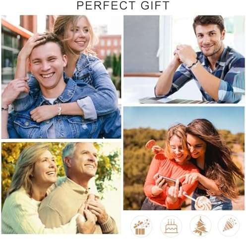 Best Friend Bracelets For 2 Matching Yin Yang Adjustable Cord Bracelet For Bff Friendship Relationship Boyfriend Girlfriend Valentines Gift