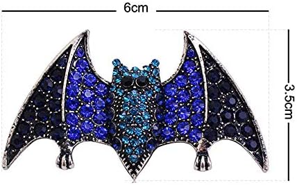 BinaryABC Halloween Bat Brooch Pins Demon Brooch Halloween Party Favors Decorations Supplies