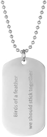 Birds of a Feather Necklace Singer Album Inspired Merch for Tour Concert Fans Gifts