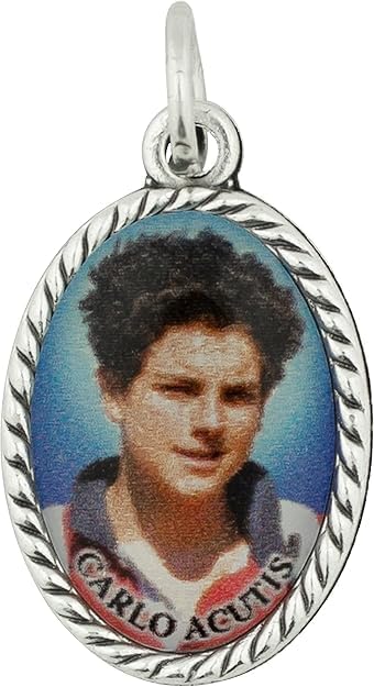 Blessed Carlo Acutis Medal Pendant Patron Saint Of The Internet Great Gift For First Communion And Confirmation Catholic Role Model For Teens Made In Italy