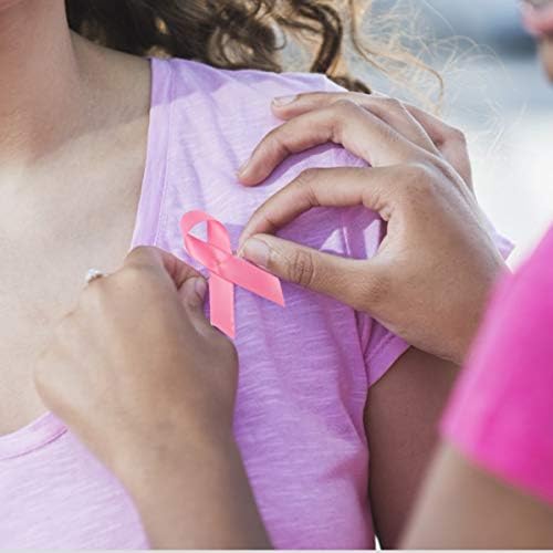Breast Cancer Awareness Accessories Pins- Breast Cancer Pink Ribbon Pins Gifts For Women Charity Event Fundraising Survivor Campaign Favors Supplies