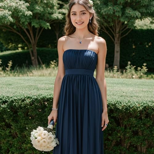 BriLove Jewelry Set For Bride Sparkling Water Drop Cubic Zirconia Crystal Pendant Necklace Leverback Earrings Tennis Bracelet Adjustable Ring Gift For Wedding/Birthday/Mother's Day/Christmas