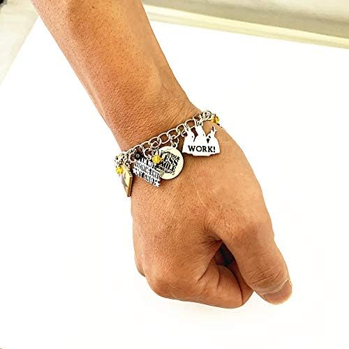 Broadway Musical Charm Bracelet Gifts For Girl Woman Men