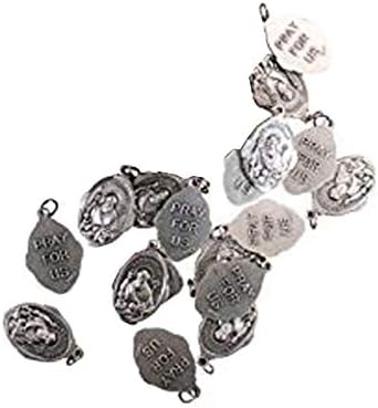 Bulk Medal Lot of 20 Metal Saint Pendant (St. Nicholas)