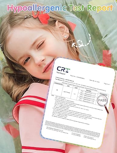 CASSIECA 16 Pairs Hypoallergenic Screw Back Earrings For Women Girls 316L Stainless Steel CZ Ball Heart Flower Screwback Flat Back Stud Earrings Jewelry Gift Women Multicolored Pink