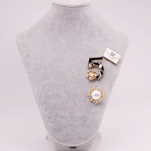 Celebrity Designer Inspired Gift Set Wedding Party Jewelry Flower Brooch Pin