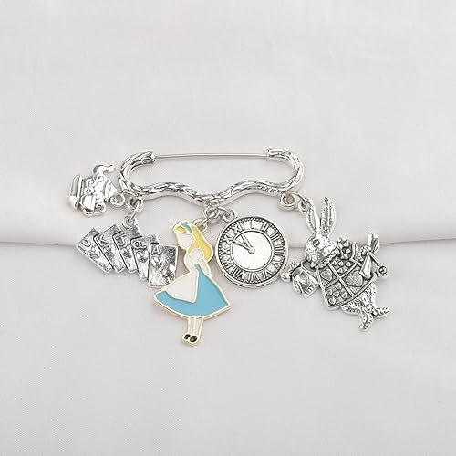CENWA Alice Brooch Pin Alice Fans Gifts Alice Gift Friendship Gift Book Club Gift For Her