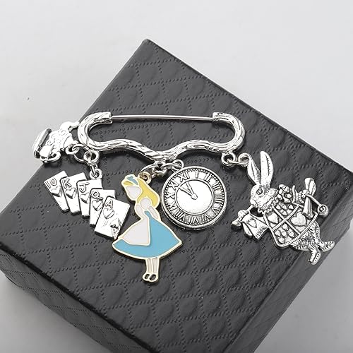 CENWA Alice Brooch Pin Alice Fans Gifts Alice Gift Friendship Gift Book Club Gift For Her