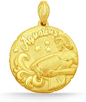 CHOW TAI FOOK 999 Pure 24K Gold Horoscope Zodiac Sign Coin Pendant