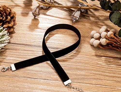 Classic Black Velvet Choker Necklace For Women Valentines Birthday Gifts Halloween Cosplay Jewelry