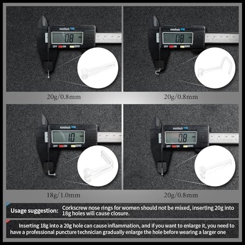 Clear Nose Ring Bioflex For Women And Men Plastic Cear Nose Studs For Work L Shaped Body Clear Piercing Retainer 18g Nose Rings Studs Piercing Jewelry