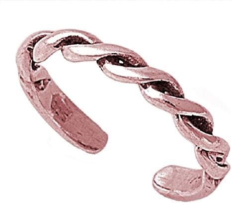 CloseoutWarehouse Sterling Silver Coil Design Knuckle/Toe Ring (Color Options)