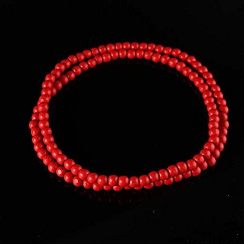 COLORFUL BLING 8MM Natural Wood Bead Necklace Africa Wooden Chain Statement Unisex Chunky Strand Necklaces Hip Hop Jewelry