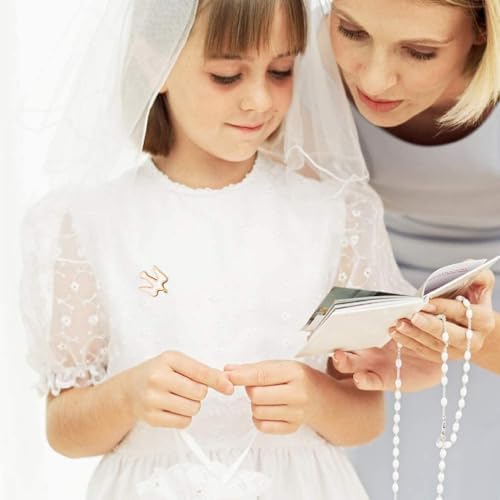 Confirmation Sponsor Gifts - Holy Spirit Dove Cross Pin With Touching Sentiment - Confirmation Decorations Scratch Off Will You Be My Confirmation Sponsor Card - Confirmation Gifts For Teenage Girls/Boys