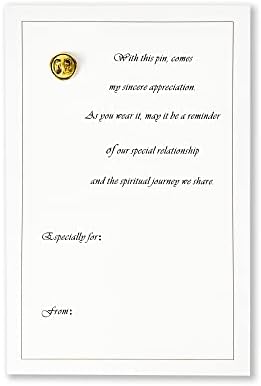 Confirmation Sponsor Gifts - Holy Spirit Dove Cross Pin With Touching Sentiment - Confirmation Decorations Scratch Off Will You Be My Confirmation Sponsor Card - Confirmation Gifts For Teenage Girls/Boys