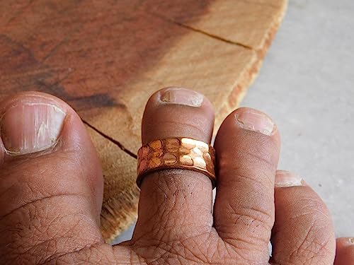 Copper Toe Ring Adjustable Copper Toe Ring Arthritis Ring Open Copper Hammered Toe Ring Copper For Feet Copper Jewelry