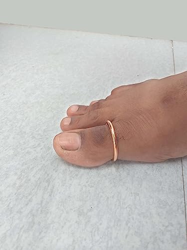 Copper Toe Thumb Rings For Men Women