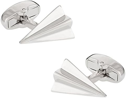 Cuff-Daddy Paper Airplane Cufflinks with Presentation Box