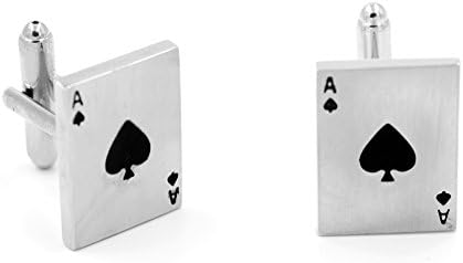 Cufflinks Ace Of Spades Card Game Cuff Links