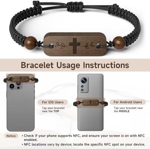 Daily Bible Verse Bracelet Adjustable Christian Bracelet For Daily Personal Inspiration Jesus Faith Wristband Inspirational Christian Presents For Adults