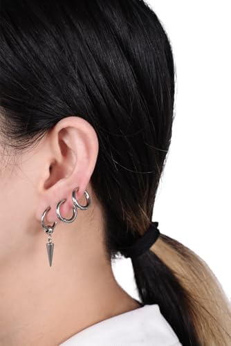 Demon Hunters Cosplay Saja Costume Kpops Accessories Mystery Saja Earrings Ear Clips Mens Halloween Outfits