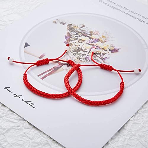 Desimtion Couples Bracelets Red String Of Fate Matching Bracelets For Couples Gifts For Him And Her Long Distance Relationship Gifts For Boyfriend Or Girlfriend