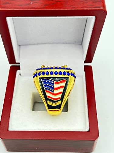 Discount Sports Rings Home Plate Blue Stone Championship Ring Premium Softball Baseball Ring/Player/Team Awards/Tournament Rings 1-8