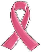 Emblematic Jewelry Official Pink Ribbon Breast Cancer Awareness Lapel Pin (1 Pin)