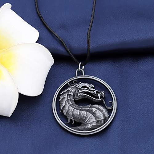 FAADBUK Kombat Vintage Charms Jewelry Lover Gift Dragon Amulet Necklace & Keychain For Family & Friends