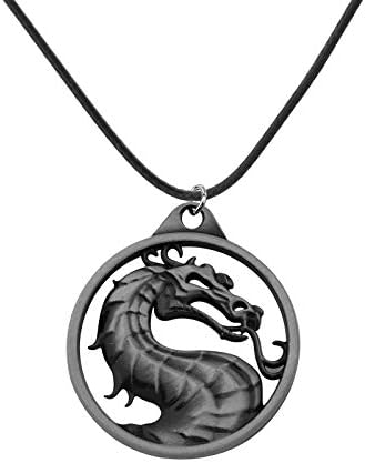 FAADBUK Kombat Vintage Charms Jewelry Lover Gift Dragon Amulet Necklace & Keychain for Family & Friends