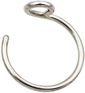 FANSING Stainless Steel Faux Nose Rings Hoop