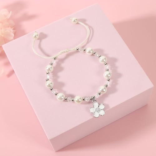 Flower Girl Proposal Bracelet Thank You For Being Our Flower Girl Bridesmaid Wedding Gifts With Jewelry Box