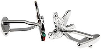 Flying Wild Mallard Duck Cufflinks Cuff Links