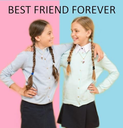 Friendship Necklace Best Friend Necklace Matching Magnetic Unicorn Mermaid BFF Necklace For 2 Girls Friendship Gifts