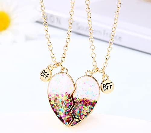 Friendship Necklace Best Friend Necklace Matching Magnetic Unicorn Mermaid BFF Necklace For 2 Girls Friendship Gifts