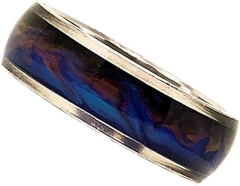 Funny Guy Mugs Band Mood Ring For Kids And Adults - Includes Color Mood Chart