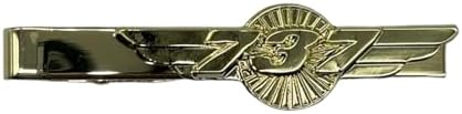 Generic 737 领带杆飞行员领带夹航空飞机飞行飞行员 - 50mm - 3D 工艺 老化金属 非贵金属 无宝石
