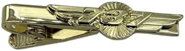 Generic 737 Tie Bar Pilot Tie Clip Airlines Plane Flying Pilot - 50mm - 3D Craft Aged Metal