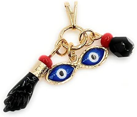 Gold Filled Azabache Pendant Prosperity & Good Fortune Evil Eye Protection Jewelry