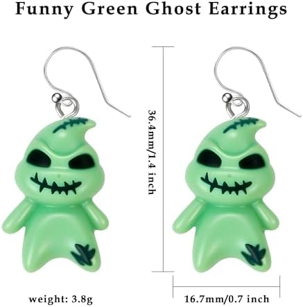 Halloween Earrings For Women Spooky Ghost Earrings Studs Bat Earings Accessories Matching Ghostface Costume Hocus Pocus Party Favors As Cute Halloween Gifts Basket Stuffers Christmas Jewelry