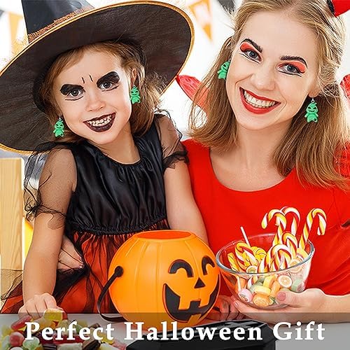 Halloween Earrings For Women Spooky Ghost Earrings Studs Bat Earings Accessories Matching Ghostface Costume Hocus Pocus Party Favors As Cute Halloween Gifts Basket Stuffers Christmas Jewelry
