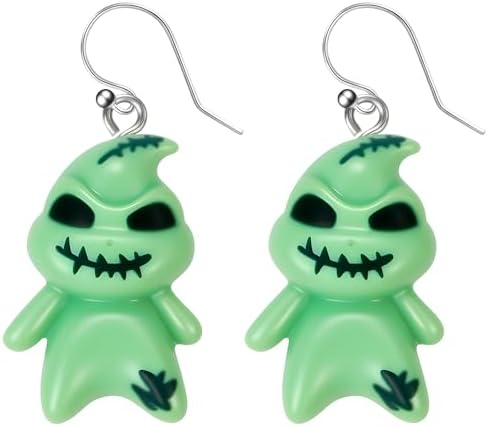 Halloween Earrings for Women Spooky Ghost Earrings Studs Bat Earings Accessories Matching Ghostface Costume Hocus Pocus Party Favors as Cute Halloween Gifts Basket Stuffers Christmas Jewelry