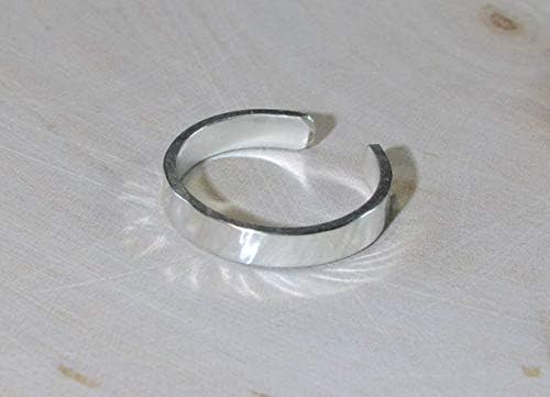 Hammered Sterling Silver Ring Or Toe Ring